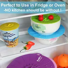 5 Silicone Microwave Bowl Covers #6