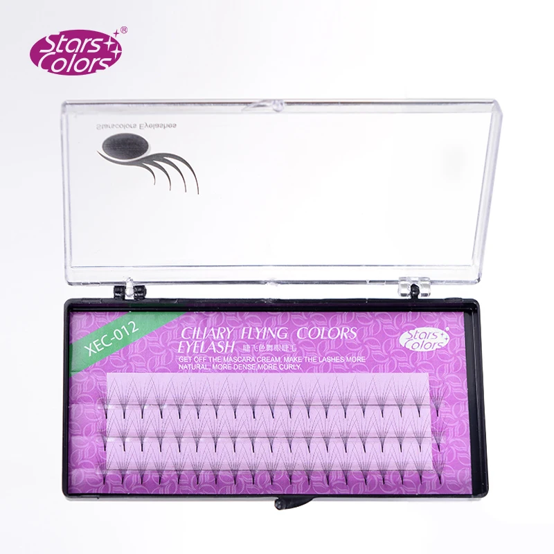 10 Pcs Natrual 0.07mm Super Thickness Silk Lashes 6D Fake False handmade Eyelashes Makeup Eyelash Extension