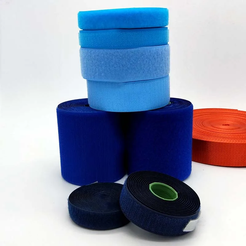 2/4/5/10cm Width Navy blue 3meters no adhesive hook loop fastener tape sewing Accessories tape sticker strap clothing strip DIY