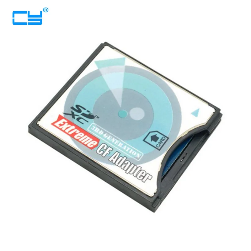 SD SDHC SDXC to High-Speed Extreme Compact Flash CF Type II Adapter support WIFI SD Card for 16/32/64/128 GB