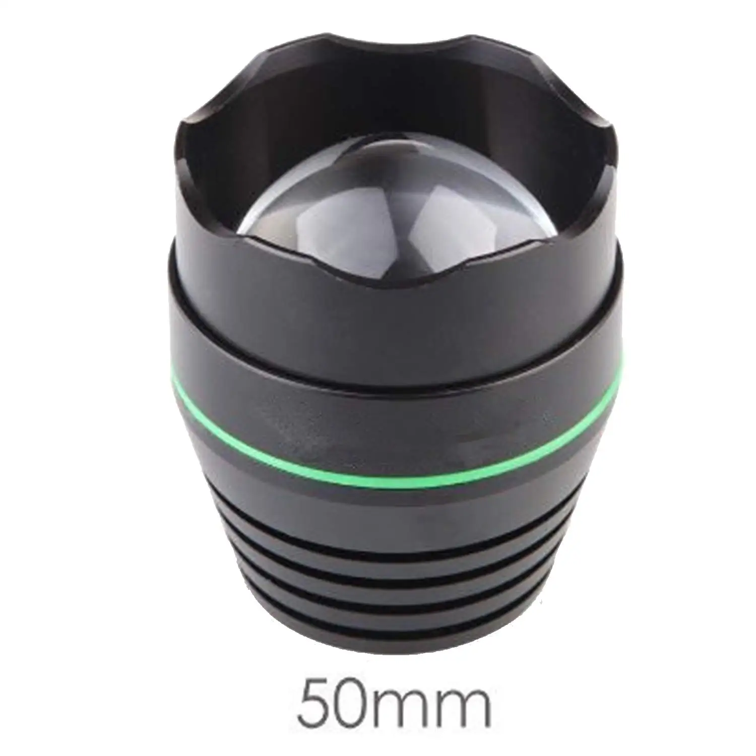 

UniqueFire 50MM Convex Lens Adjustable Focus Head Caps for UF-1508 White Green Red Light/IR 850nm/940nm LED Flashlight