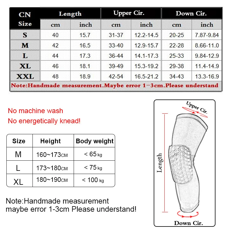 1PC Knee brace kneepad Basketball Leg Sleeve rodilleras Breathable Sport Safety Bumper kneeling sleeve Knee Protector rodilleras images - 6