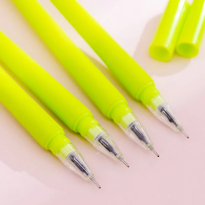 (3 stuks/partij) Meekleurende Tulip Siliconen Gel Pen Leuke Student Examen Schrijfpen