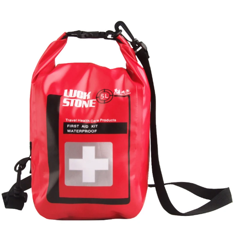 Luckstone Outdoor Medical First-aid kit 5L Shoulder Waterproof Bag Mini Emergency Waterproof Bags Travel