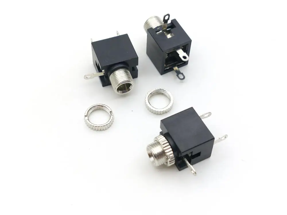 1000 Pcs 3.5 Mm Female Audio Mono Switched Socket Panel Jack