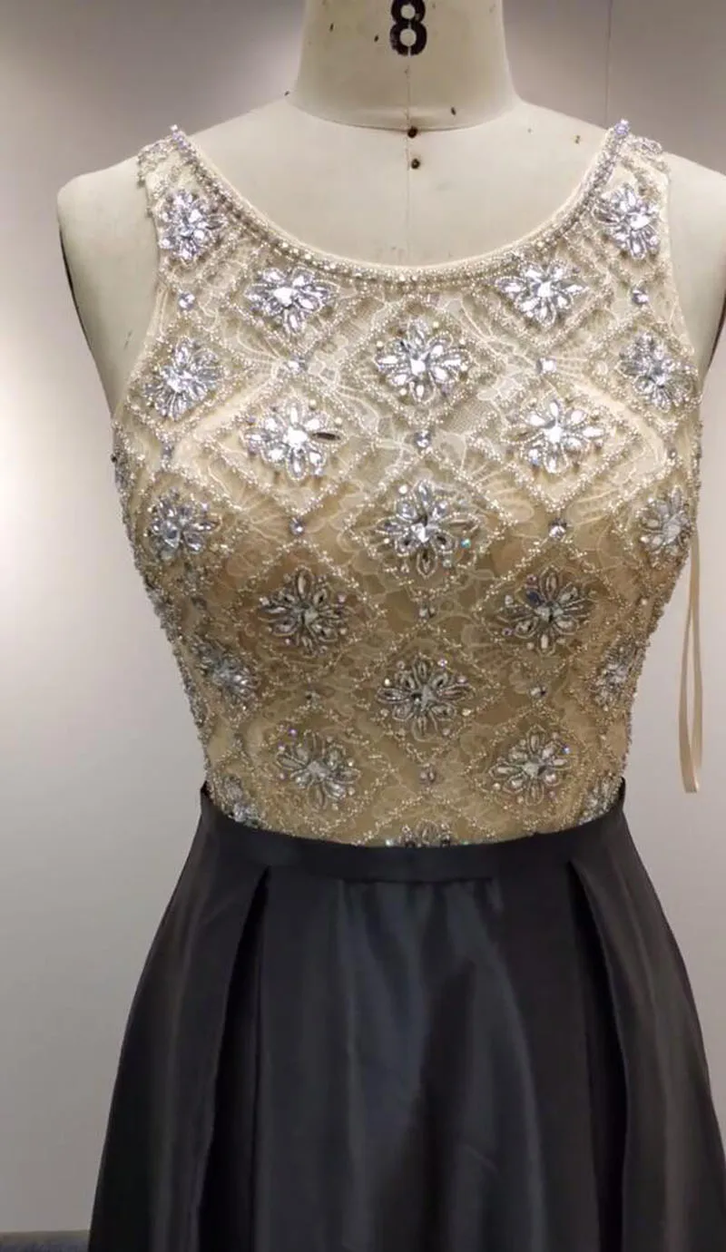 Ilusão frisado uma linha vestidos de noite preto longo vestido de baile longo vestido de baile 2019 sem costas vestido de festa de noiva g050