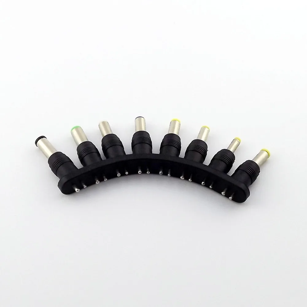 1pcs 8Pcs/1 Lot Universal DC AC 2 Pin Plug Straight Charger Tip Power Adapter Laptop