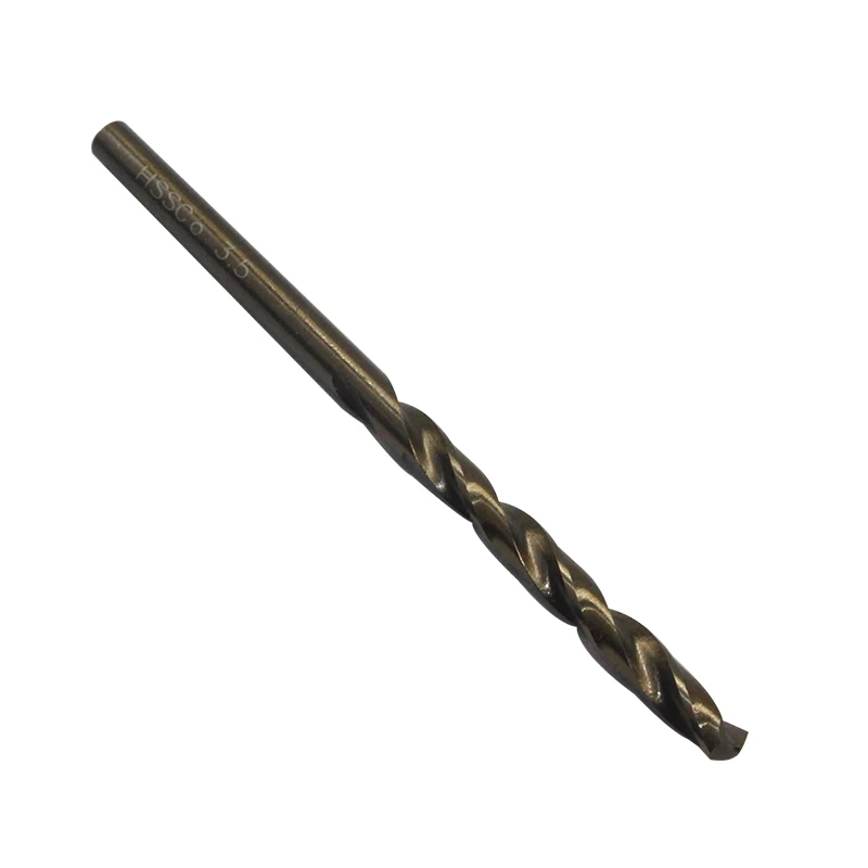 M35 3.5mm 스트레이트 생크 고속 스틸, 코발트 풀 그라인딩 특수 스테인레스 스틸 금속 리머 비트, 10 개