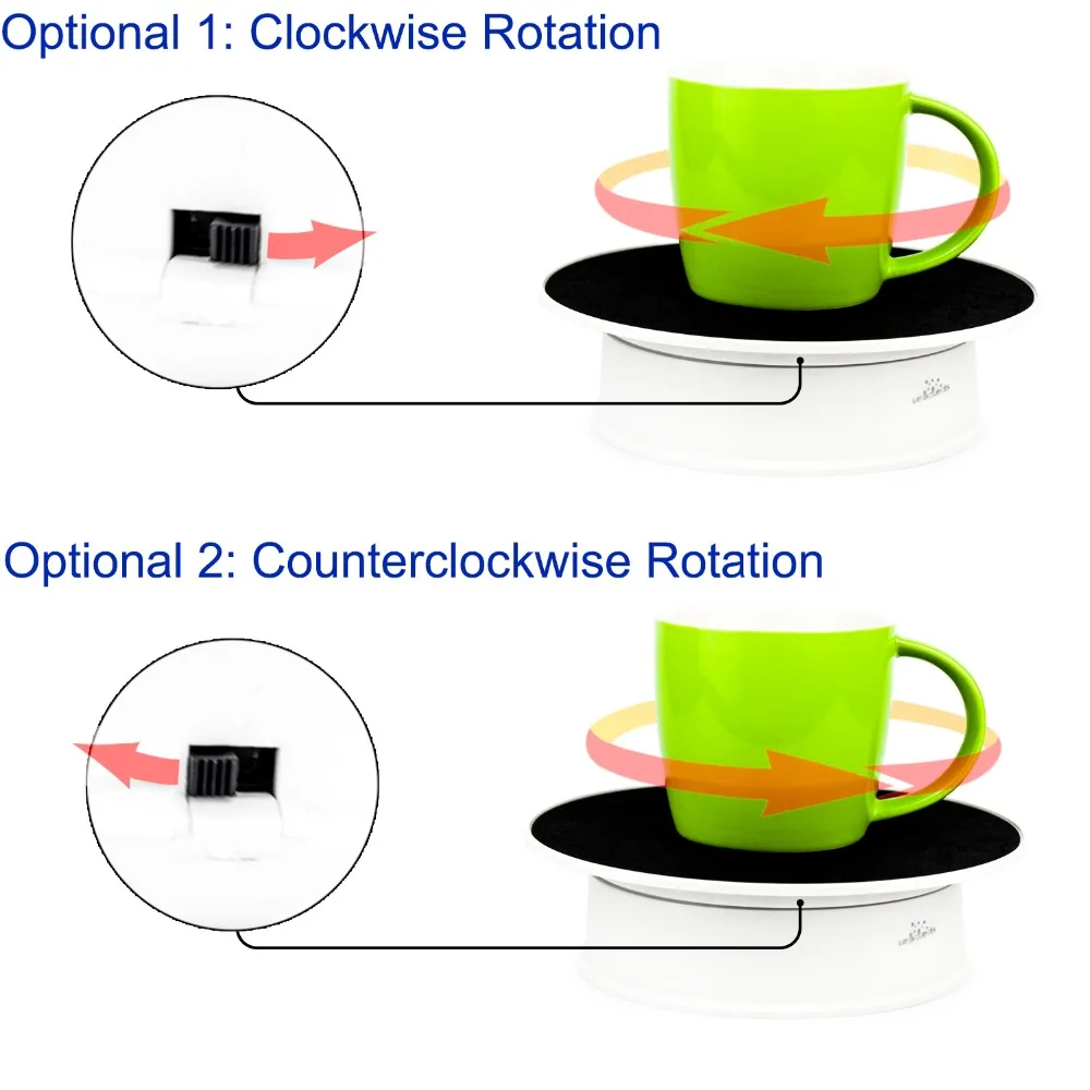 White Velvet on Top Rotating Turntable Decorating Revolving Modelling Tool Display Stand Plate For Jewelry Watch Digital Product