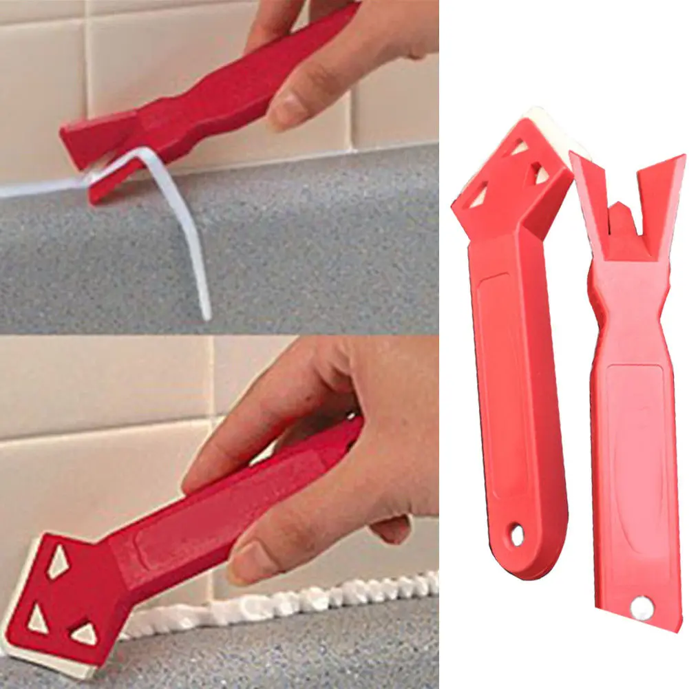 2Pcs Caulking Joint Sealant Grout Remover Scraper Garden Tools Kits for Corner