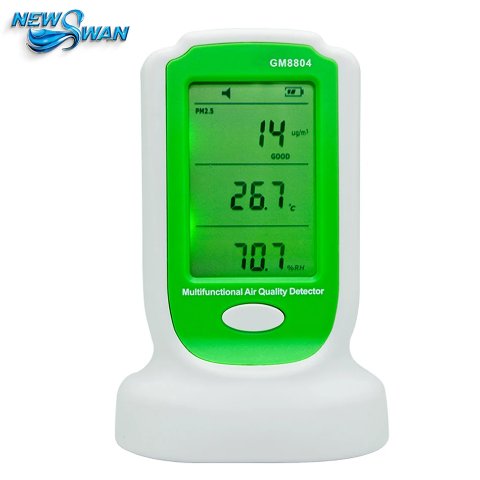 Digital Formaldehyde Detector Meter Gas Analyzers Formaldehyde PM 2.5 PM1  Measurement Multifunction Air Quality Detector