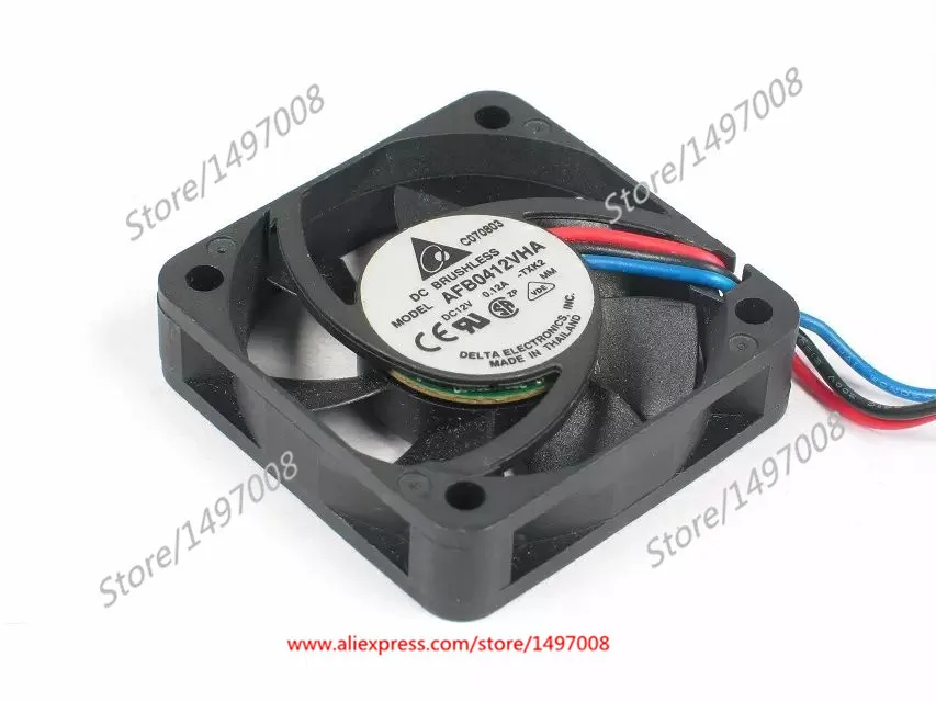 

Delta Electronics AFB0412VHA TXK2 DC 12V 0.16A 40X40X10mm Server Cooling Fan