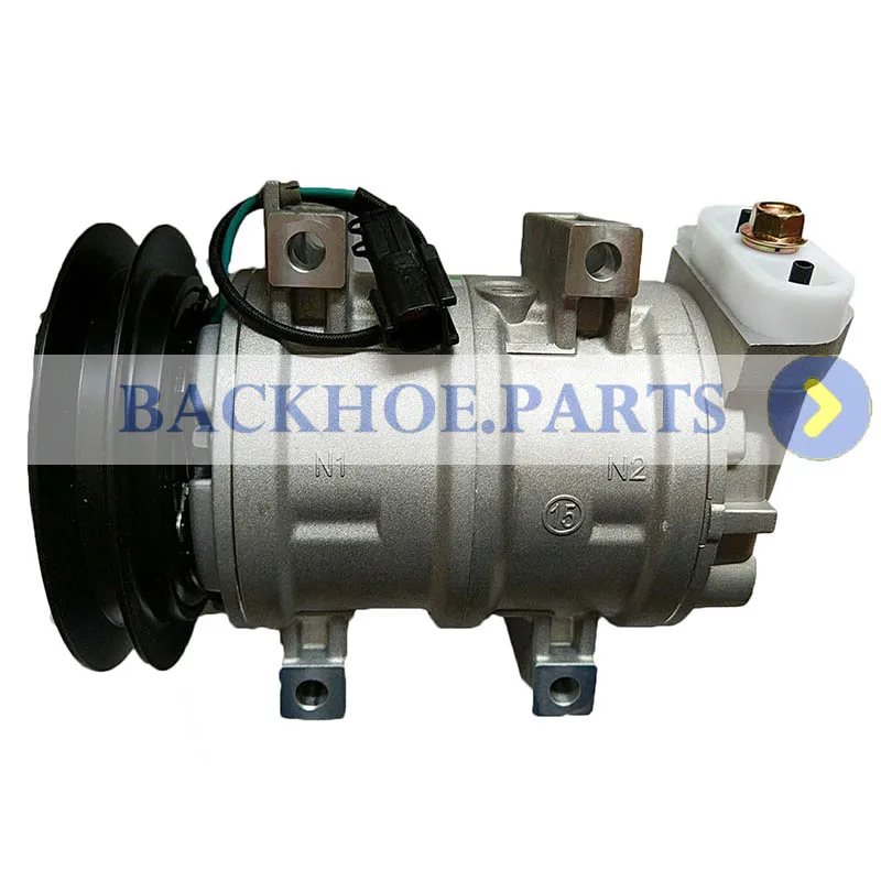 

24V Air Conditioning Compressor 4456130 for John Deere 135C 200CLC 210 225CLC 230CLC 270CLC 370C 75C 80C