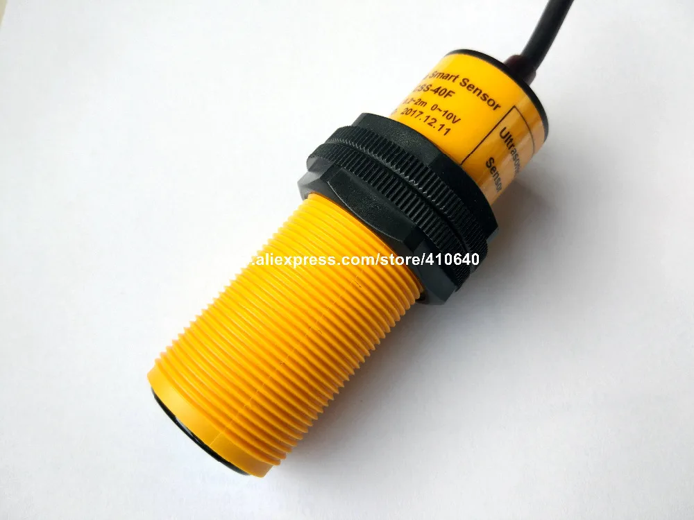 Long Distance Ultra-Sound Sensor Range 1 Meter Output 0 To 5V Working Voltage 12 To 24VDC