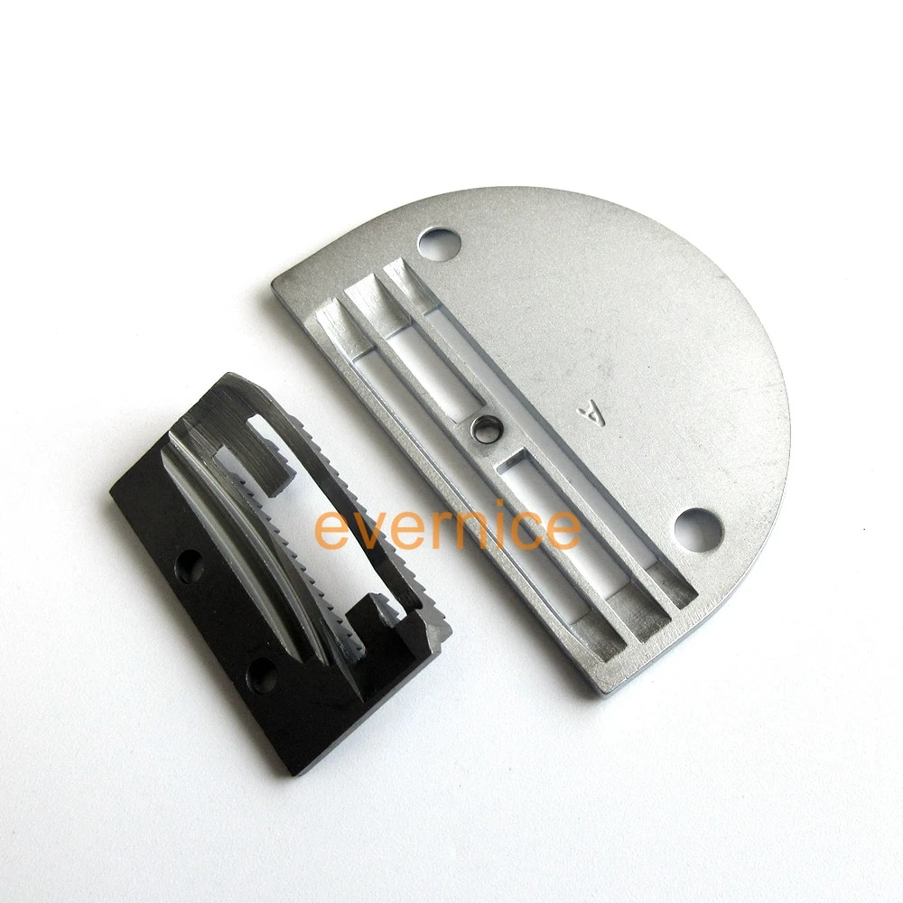 Heavy Sewing Feed Dog +Throat Plate For Juki Ddl-555+Single Needle Sewing Machine