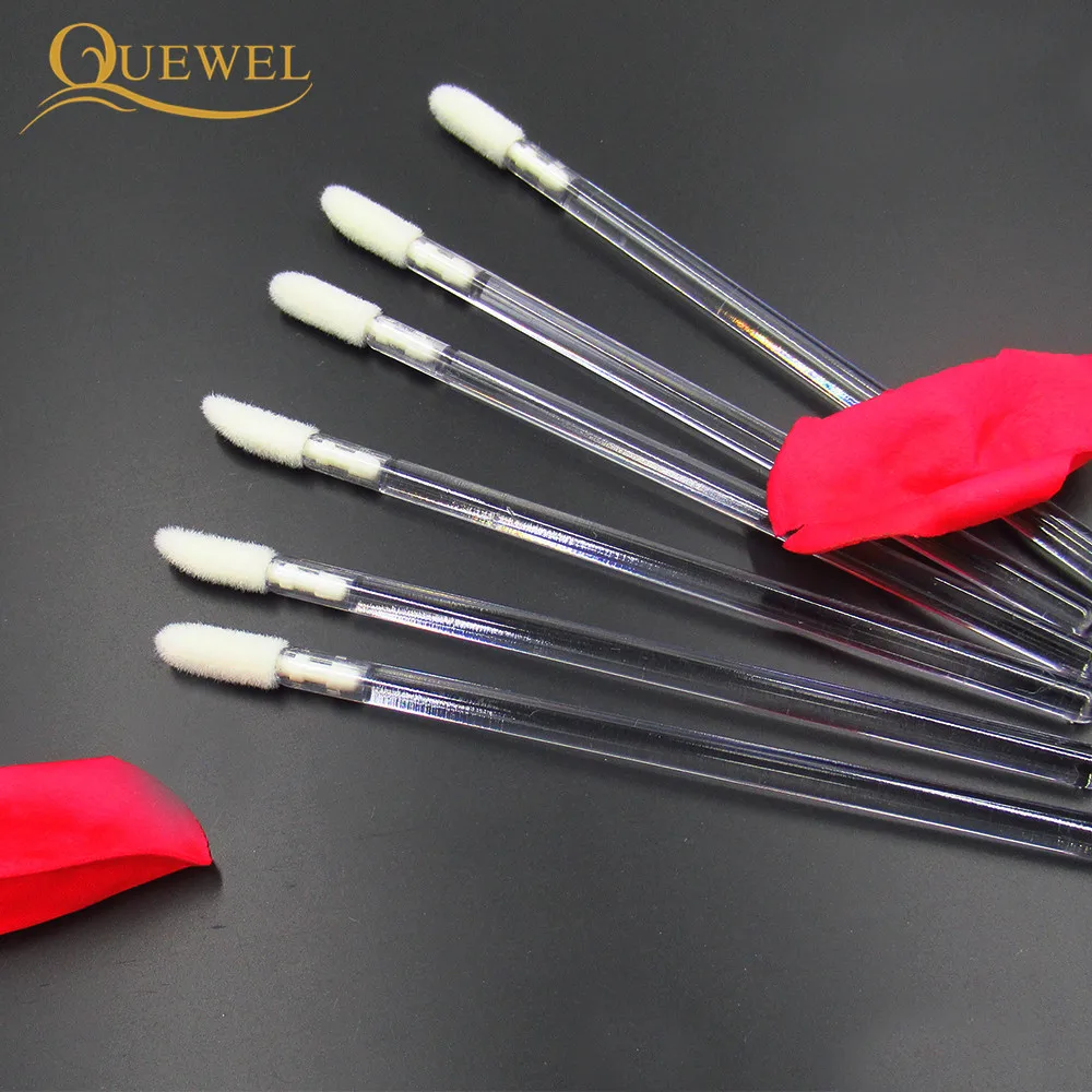 Quewel 50pcs Make Up Brush Set Cotton Swab Mascara Wands Lip Pen Cleaner Multicolor Eyelash Disposable Makeup Applicators