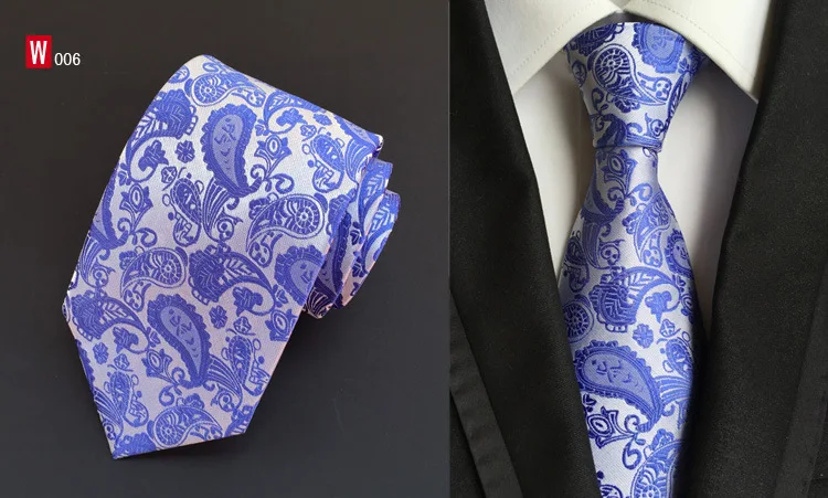 2016 Man's Fashion Accessories Paisley Ties For Men Classic Silk Jacquard weave Ties Business Neckties 8.5cm Corbatas Hombre