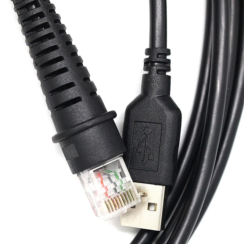 New 2M USB to RJ45 Cable For Honeywell 3800G 4600G 4820G Barcode Scanner