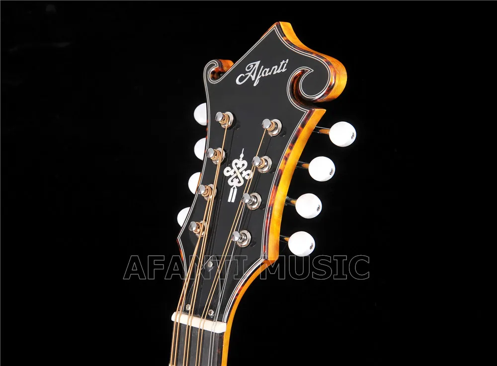 Afanti Solid Spruce top / Solid Flamed Maple Back & Sides /  Afanti F Octave Mandolin (AMB-216)