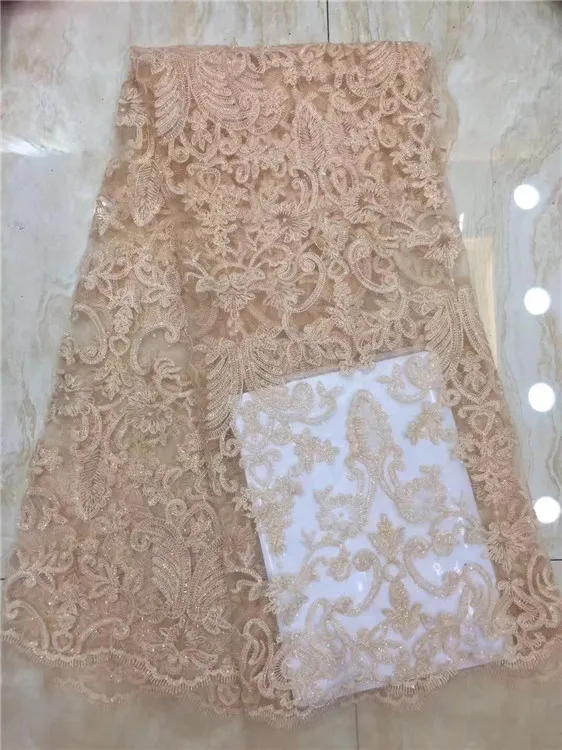 High Quality Dubai Lace, Teal Green Gold Lace Fabric, Sequined Fabric Party Asoebi Lace(DP-11-18