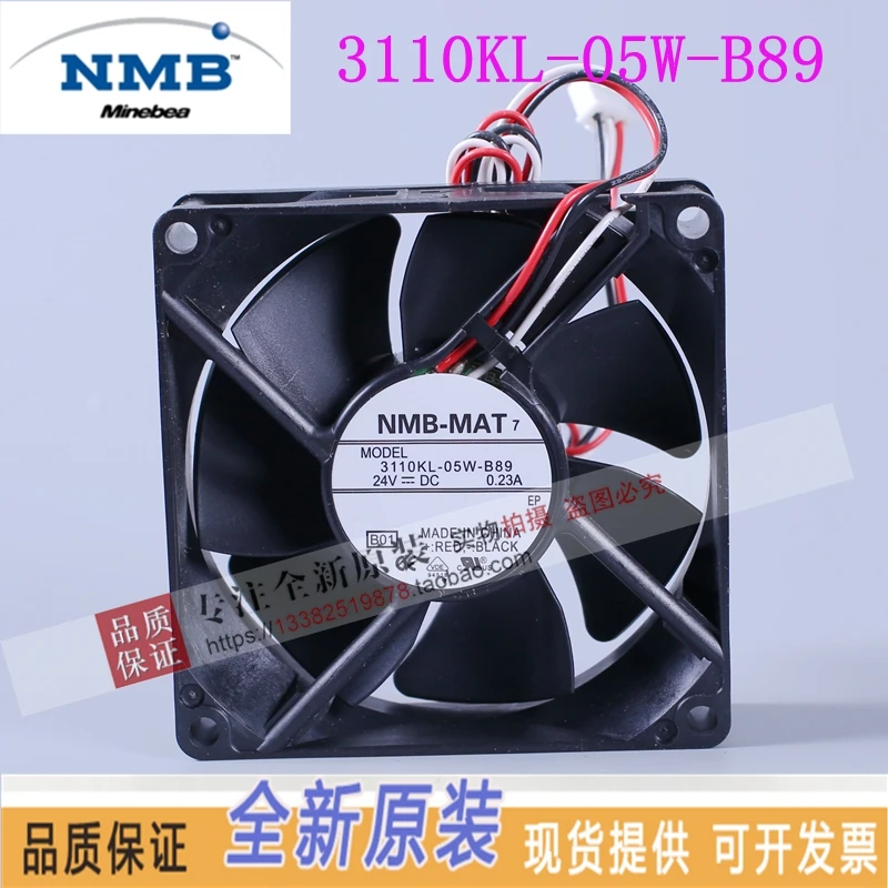 NEW NMB-MAT NMB 3110KL-05W-B89 DC24V8025 0.23A frequency cooling fan