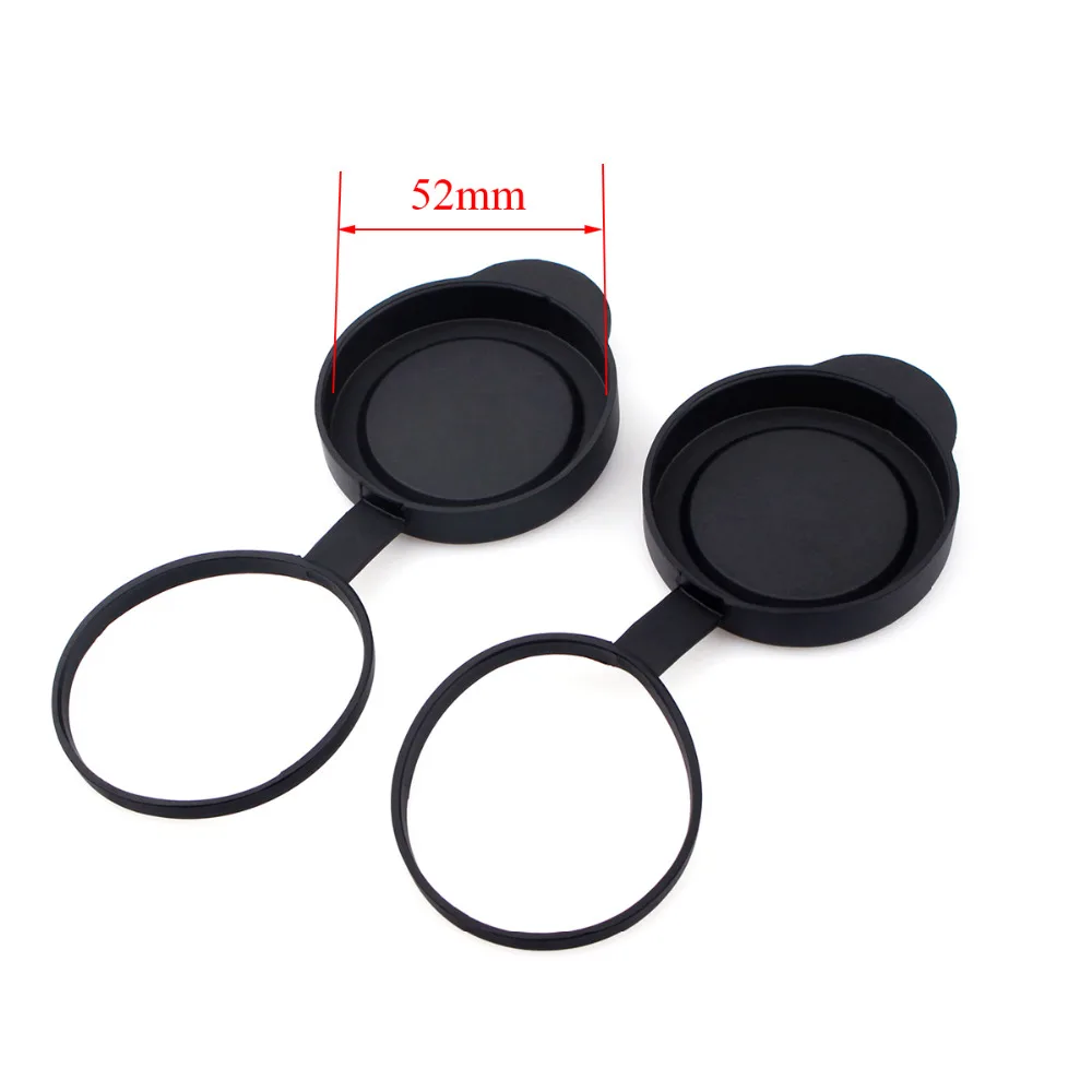 SVBONY 2 Piece Binoculars Protective Rubber Objective Lens Caps 42mm for Telescope with Outer Diameter 52~54mm W2590A