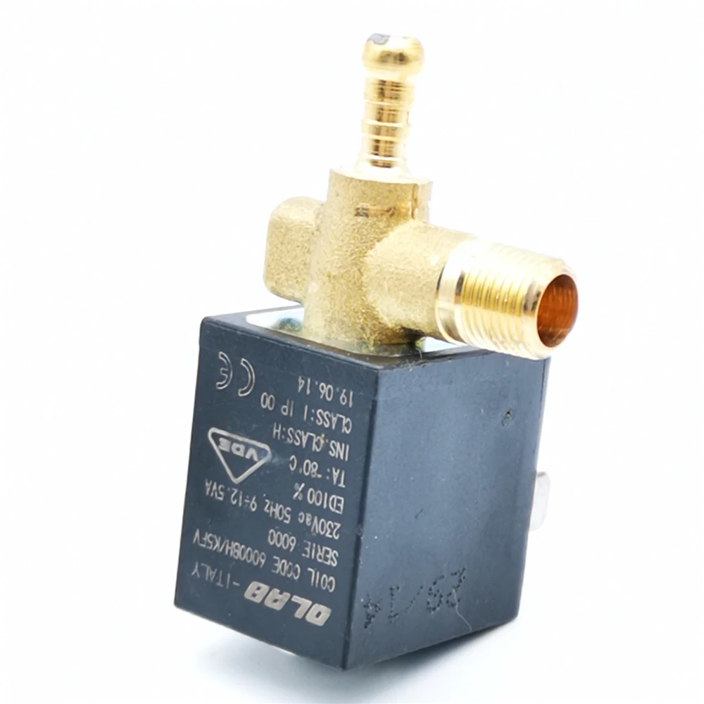 Электромагнитный клапан OLAB 2/2 WAYS Solenoid Valve Brass Series 6000 AC230V 50Hz Normally Closed Air/ Water Electric Valve Вода и пар — деталь 1