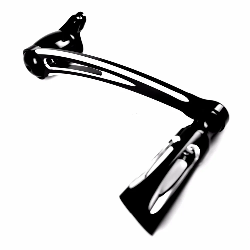 Shallow Cut Brake Arm Lever W/ Peg Pedal For Harley Electra Street Tri Glide Road King 2014-2017