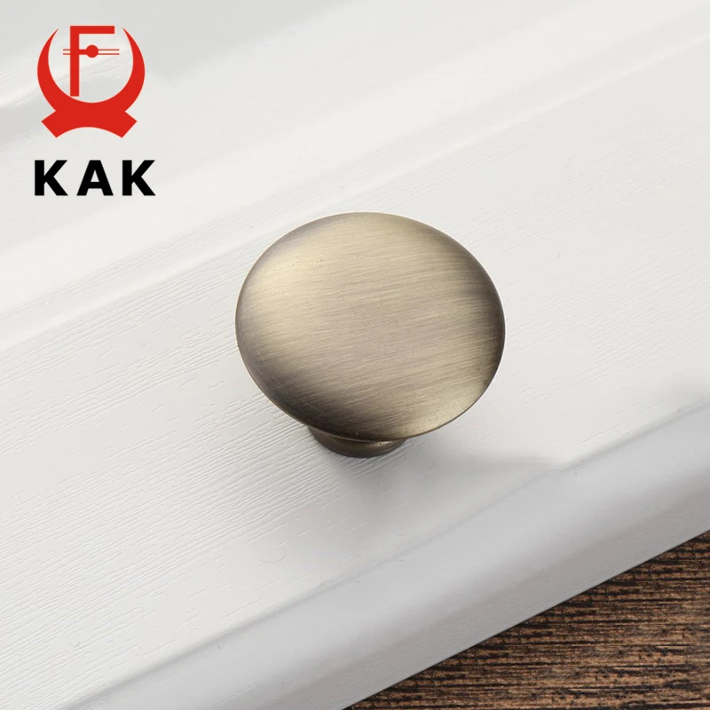 KAK Vintage Bronze Handles Kitchen Cabinet Handles Drawer Knobs Antique Cupboard Door Wardrobe Pulls Furniture Handle Hardware