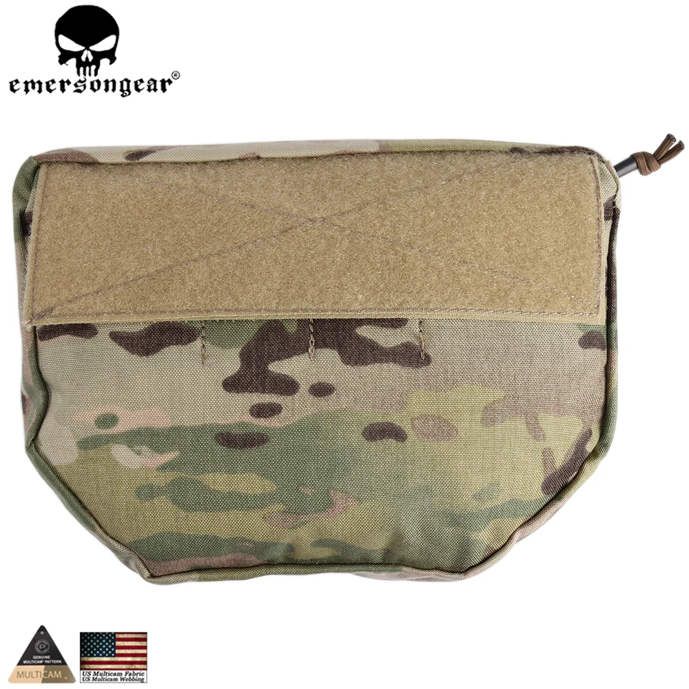 EMERSONGEAR Armor Carrier Drop Pouch AVS JPC CPC Plate Carrier Pouch Camouflage MOLLE Waist Bag Emerson EM9283 Multi-camo