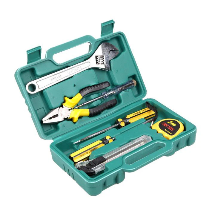 

One Set of 8 PCS Household Tool Kit Set #24690 Free shipping