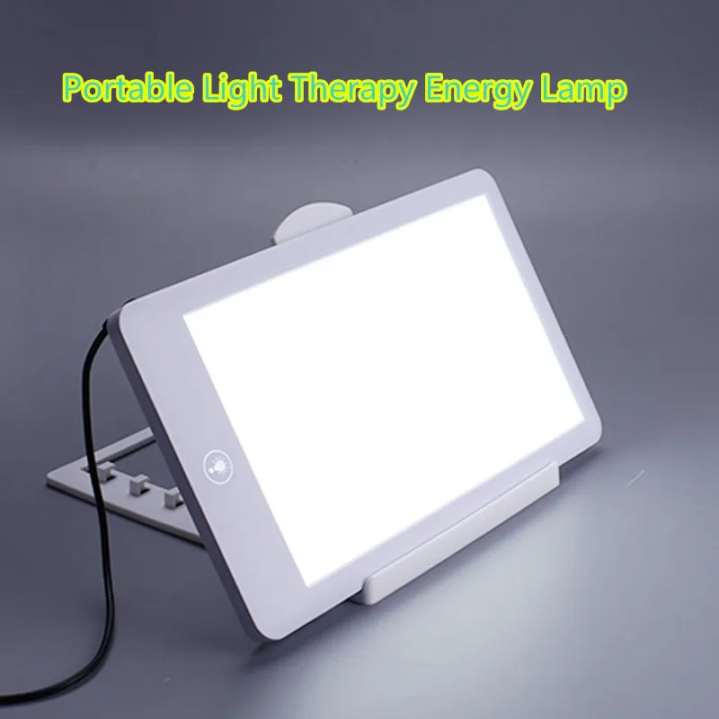 SAD Therapy Light 3 Files Dimming Seasonal Affective Disorder Phototherapy 6500K Simulating Natural Daylight Therapy Night Lamp