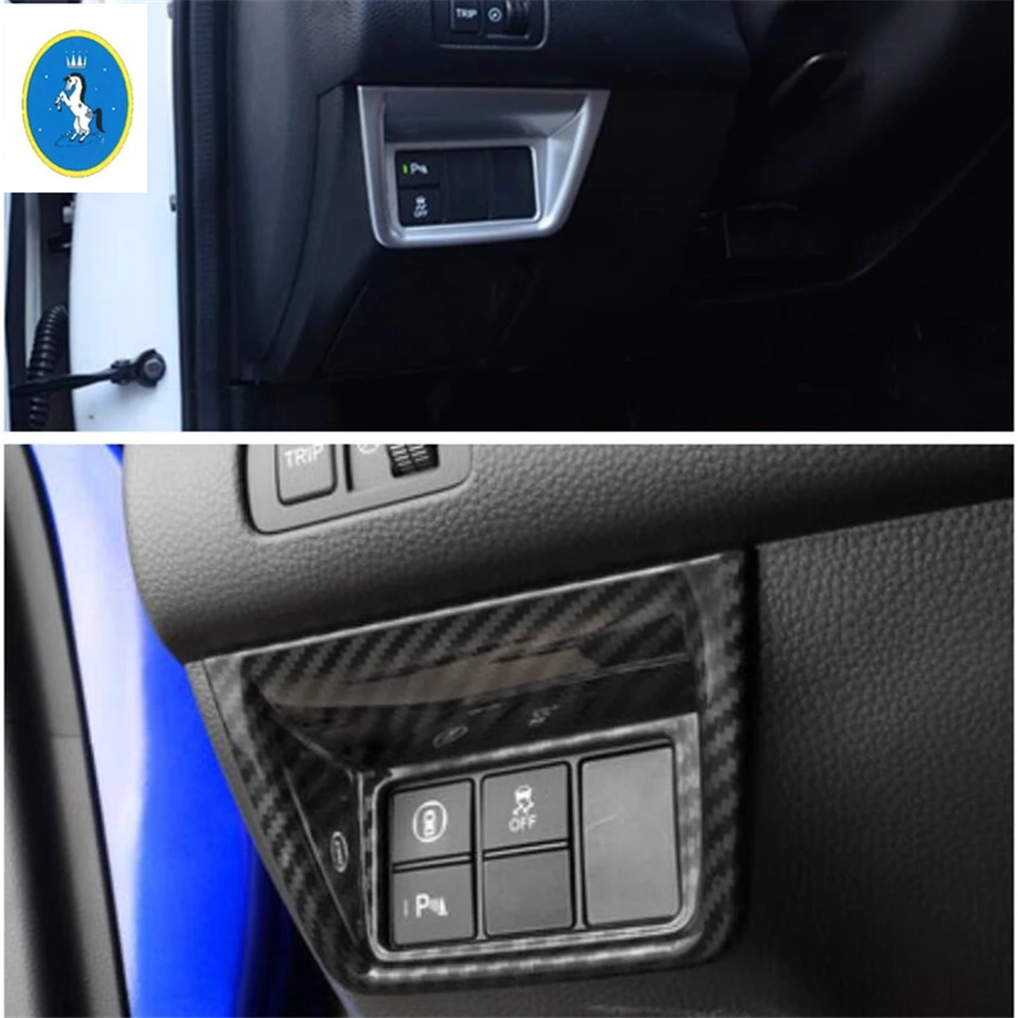 

Left Side Central Control Button Switch Frame Cover Trim Fit For Honda Accord 10th 2018 - 2022 Car Interior Accessories Parts