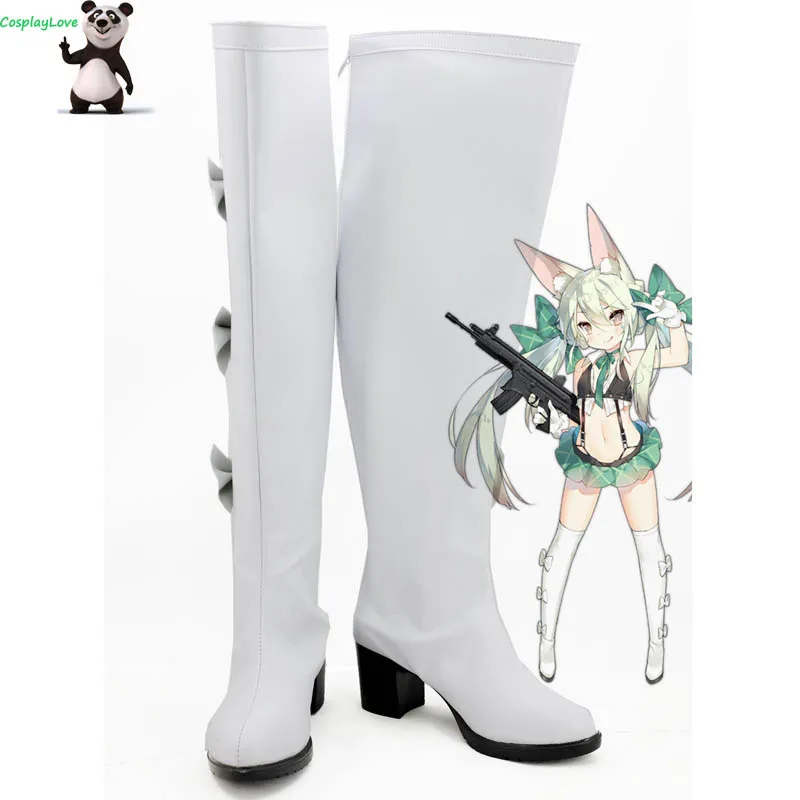 

Girls Frontline ART556 White Cosplay Shoes Boots Custom Made For Hallowee Christmas CosplayLove