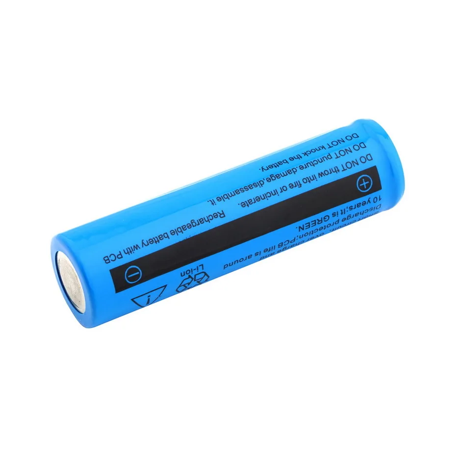 GTF 1PC 18650 bateria litowa 3800mAh 3.7V ładowanie zacisk akumulatora ładowanie zasilanie mobilne latarka akumulator