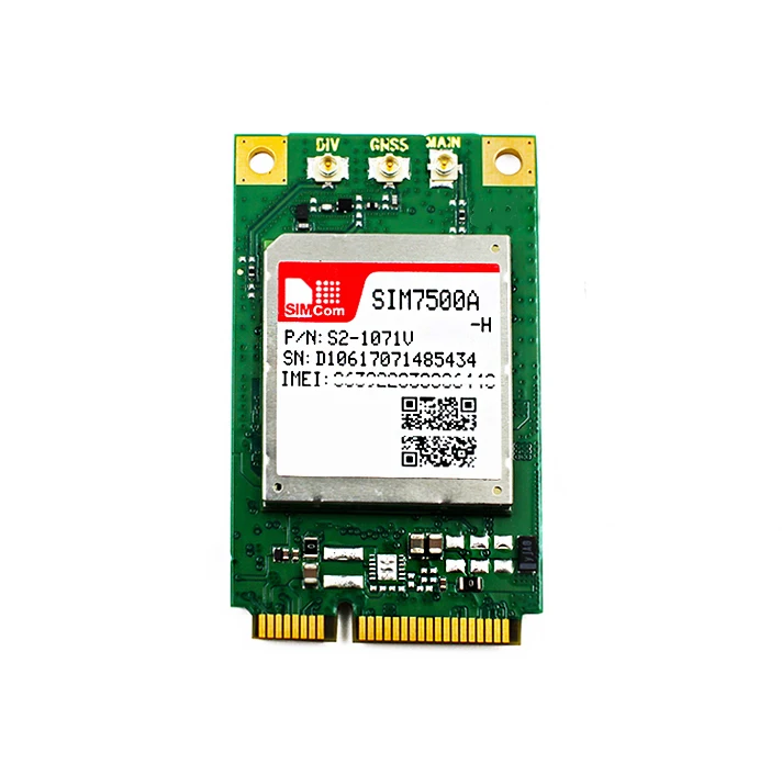 SIMCOM SIM7500A-H North America LTE Region SIM7500A-H with MINI PCIE interface,SIM7500A-H-PCIE,B2 (1900) B4 (AWS) B17 (700bc)