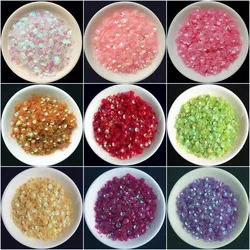 1200Pcs/Lot 4mm Transparent Cup Round Loose sequins Paillettes sewing on Cloth, Wedding craft, Women Garments Accessories