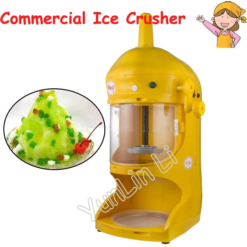 Commercial Ice Crusher Smoothie Machine Panda Shape Ice Flake Machine 220V Continuous Ice Machine