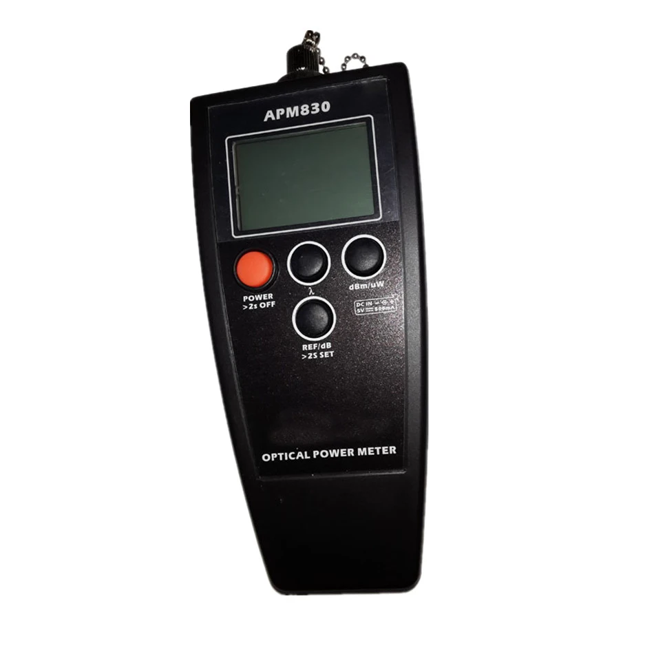 APM830 Optical Power Meter  InGaAs Alkaline or Rechargeable NiMH Battery Type A