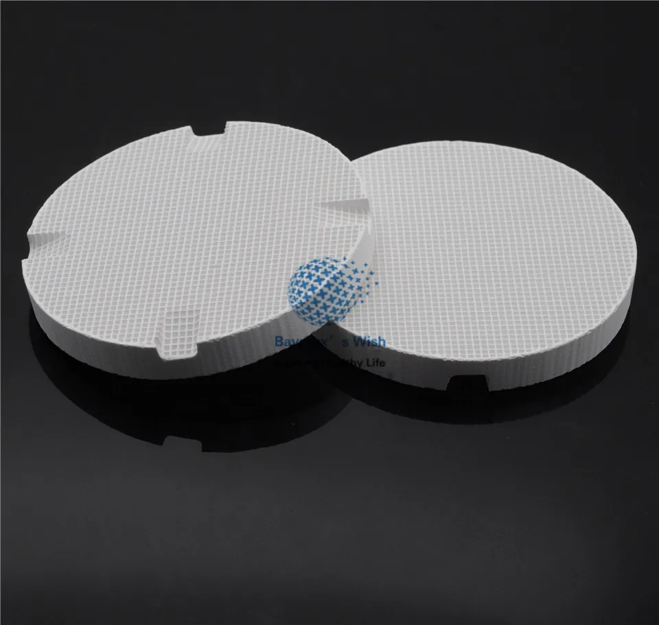 Dentist Clinic 2Pcs  Pore Porcelain Honeycomb Firing Trays FOR Dental Lab