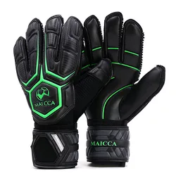 MAICCA Professional Goalkeeper Gloves with Finger Protection Thickened Latex Non-Slip Soccer Football Goalie Gloves Goal keeper