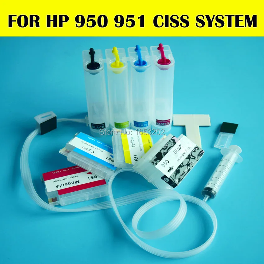 Best Continuous Ink Supply System For HP950 951 CISS For HP 8100 8600 8610 8620 Printers With ARC Chips HP950 HP951 Ciss