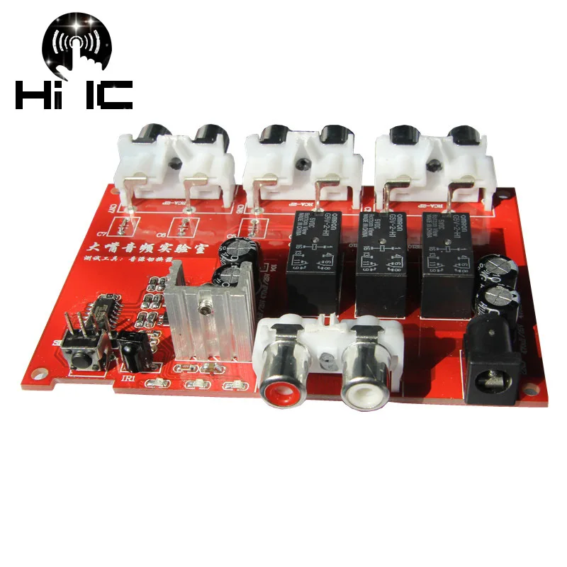 3 Input 1 Output/1 Input 3 Output 2 way Audio Signal Switcher Switch Splitter Selector Box Sound Video with Remote Control RCA