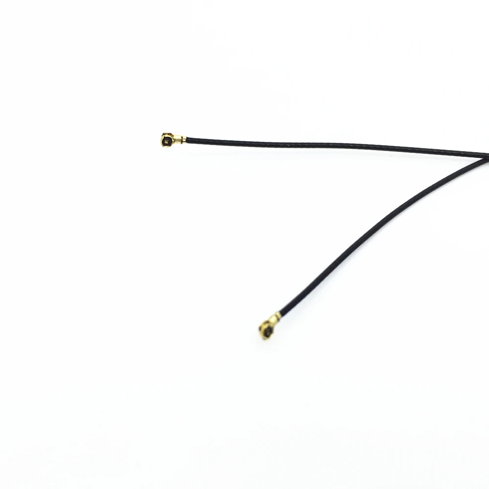 2 stks 25 cm/9.8 "RP-SMA Mannelijke naar IPEX I-PEX U. FL MHF4 RF Pigtail Kabel voor NGFF/M.2 WIFI/WLAN/3g/4 GModules Draadloze router 0.81mm