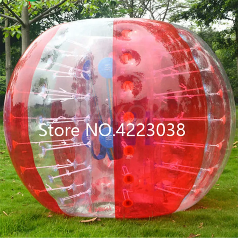 Envío Gratis, 1,5 m, pelota inflable colorida para parachoques de cuerpo, balón de fútbol con burbujas, fútbol Zorb de aire para la venta