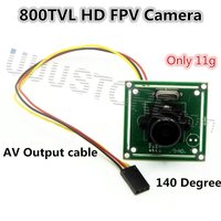 HD 800TVL 140 Degree 3.6MM Mini SONY CCD LENS FPV Camera For RC Helicopter DJI phantom 2 FPV Photography QAV250 Racing drone 11g