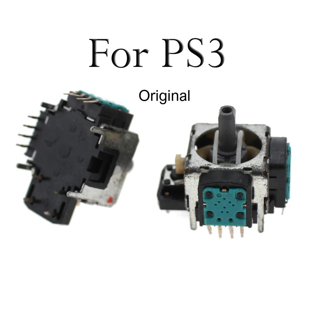 3D 조이스틱 아날로그 썸스틱, Xbox One 3 용 컨트롤러 게임패드, PS3, PS4, XBOX360, PS2 용, 3 핀, 4 핀 교체, 2 개
