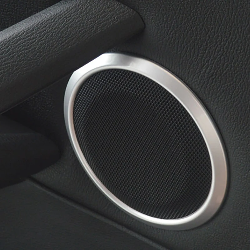 Car Styling Car Door Speaker Ring Sound Decorations Loudspeaker Trim Car Accessories fit for E90 E92 3 Series 320 325 2005-2012