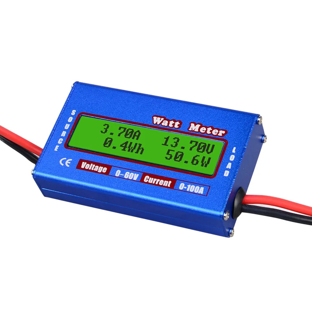 Hot Sale Professional DC 60V 100A Balance Voltage Battery Power Analyzer RC Watt Meter