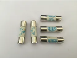 5pcs/Lot 10mm x 38mm 10Amp 10A 1Amp 1A 1000V SIBA Ceramic Fuse 10 x 38mm Brand New